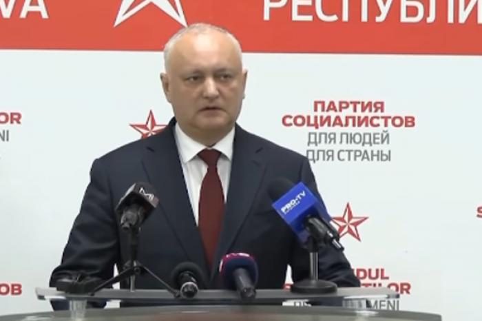 (ВИДЕО) ЭКС-ПРЕЗИДЕНТ ИГОРЬ ДОДОН ЗАЯВИЛ, ЧТО ТОЛЬКО ПАРТИЯ СОЦИАЛИСТОВ СМОЖЕТ СМЕНИТЬ НЫНЕШНЮЮ ВЛАСТЬ ПРЕЗИДЕНТА МАЙИ САНДУ