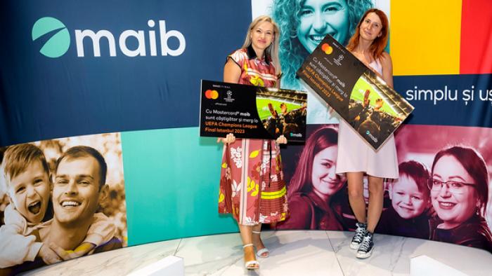 MAIB И MASTERCARD НАГРАДИЛИ ПОБЕДИТЕЛЕЙ, КОТОРЫЕ ОТПРАВЯТСЯ В СТАМБУЛ НА ФИНАЛ ЛИГИ ЧЕМПИОНОВ УЕФА