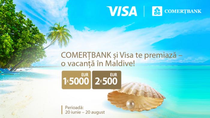 ПРОМО-КАМПАНИЯ: "COMERȚBANK И VISA ВОЗНАГРАЖДАЮТ ТЕБЯ ОТДЫХОМ НА МАЛЬДИВАХ!"