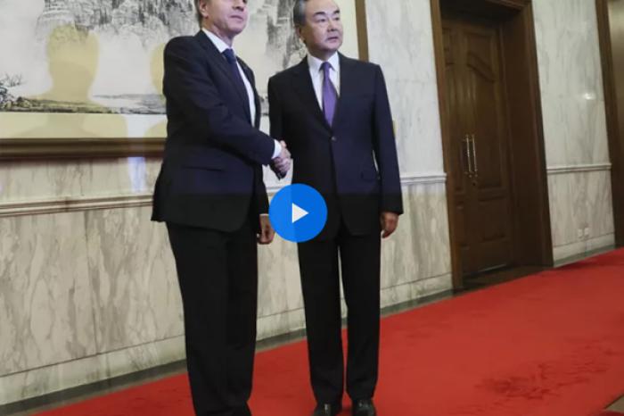 (ВИДЕО) Госсекретарь США провел переговоры с главой МИД Китая