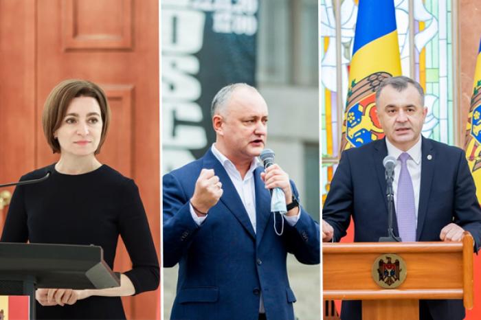 МАЙЯ САНДУ, ИГОРЬ ДОДОН И ИОН КИКУ – НАИБОЛЕЕ ПОПУЛЯРНЫЕ ПОЛИТИКИ МОЛДОВЫ