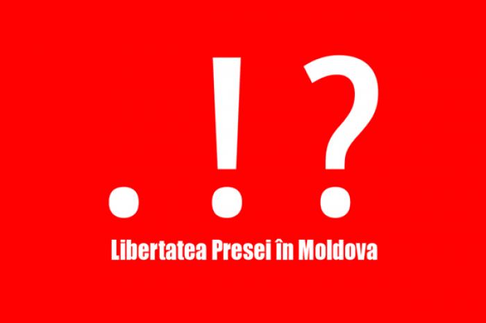 CENTRUL PENTRU JURNALISM INDEPENDENT ORGANIZEAZĂ UN FLASH MOB ÎN FAȚA AMBASADEI RUSIEI LA CHIȘINĂU DE ZIUA LIBERTĂȚII PRESEI