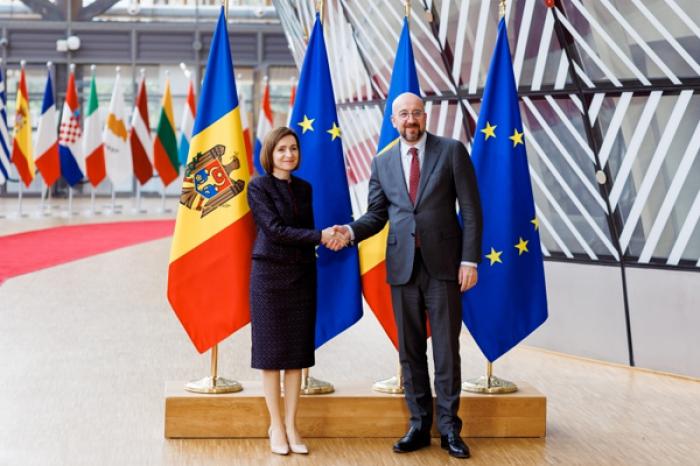 PREȘEDINTA MAIA SANDU ESTE ÎN FAVOAREA DEMARĂRII RAPIDE A DISCUȚIILOR DE ADERARE A MOLDOVEI LA UNIUNEA EUROPEANĂ