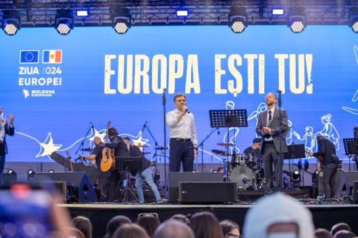 Premierul Dorin Recean, de Ziua Europei: „Este timpul să facem Uniunea Europeană și mai puternică, devenind stat membru al marii familii europene”