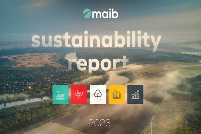 Maib a publicat raportul de sustenabilitate pentru anul 2023