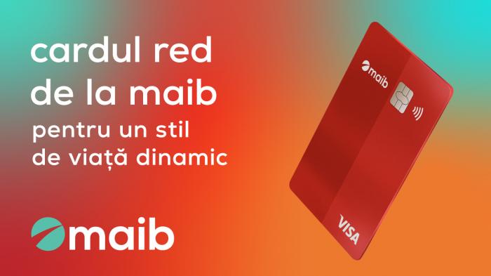 Cardul maib freelance a devenit cardul red de la maib și Visa! Un nou nume, mai multe beneficii, aceeași încredere