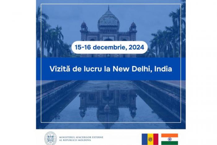 ​MOLDOVA INTENȚIONEAZĂ SĂ APROFUNDEZE RELAȚIILE CU INDIA