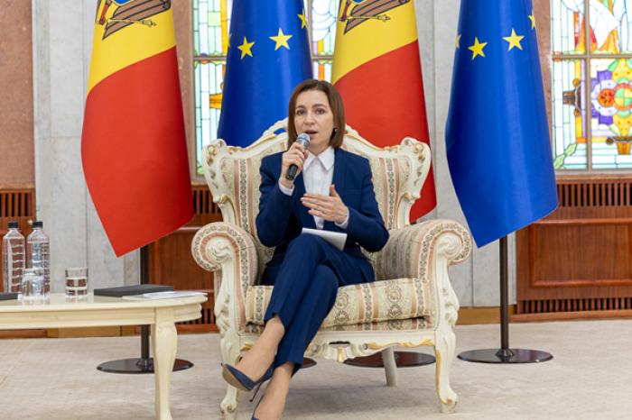 PREȘEDINTA MOLDOVEI AFIRMĂ CĂ RUSIA NU ÎNCETEAZĂ ÎNCERCĂRILE DE DESTABILIZARE A SITUAȚIEI DIN REPUBLICĂ