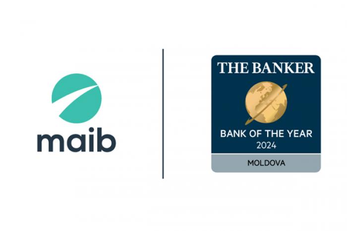 THE BANKER ПРИЗНАЛ MAIB «ЛУЧШИМ БАНКОМ 2024 ГОДА» В РЕСПУБЛИКЕ МОЛДОВА