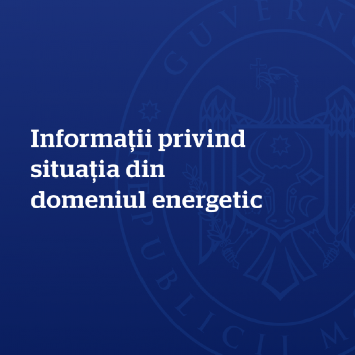 Celula de criză de la Guvern informează despre situația actuală în sectoarele electroenergetic, al gazelor naturale și al energiei termice, cu date actualizate până la 6 ianuarie 2025