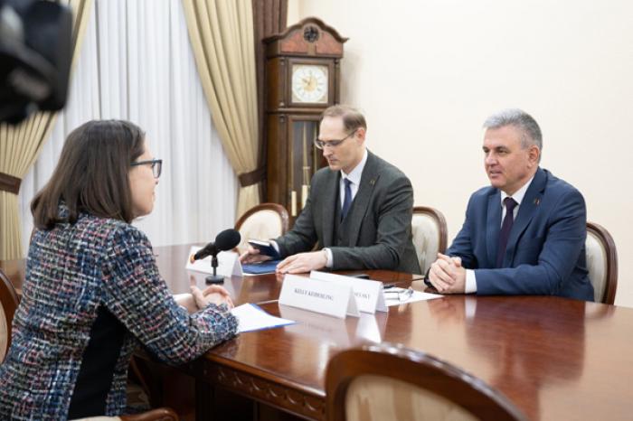 ȘEFUL MISIUNII OSCE ÎN MOLDOVA DISCUTĂ CU LIDERUL REGIUNII TRANSNISTRIENE PROBLEMA DEPĂȘIRII CRIZEI ENERGETICE