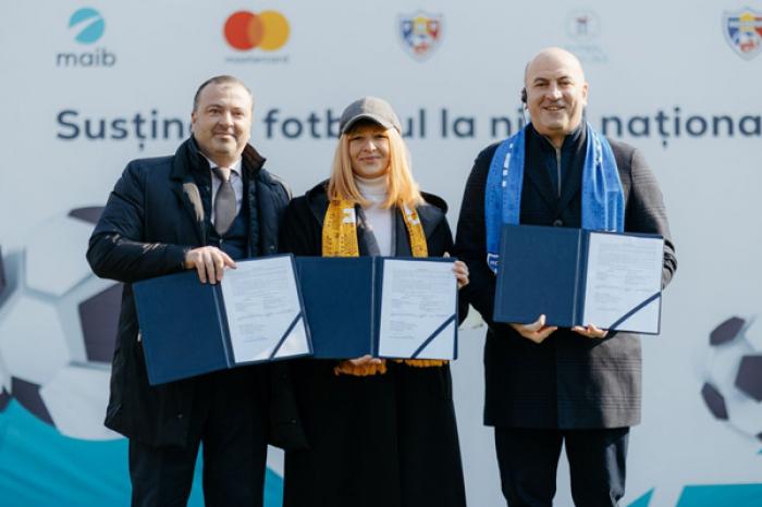 ​MAIB ȘI MASTERCARD DEVIN PARTENERI AI FEDERAȚIEI DE FOTBAL