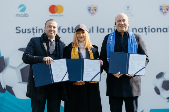 Maib și Mastercard se angajează într-un parteneriat strategic pentru a susține fotbalul la nivel național