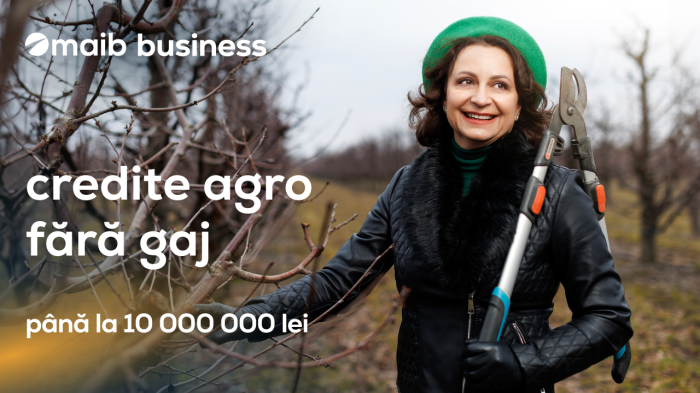 Soluții avantajoase și personalizate pentru agricultorii din Moldova! Descoperiți creditele agro de la maib și beneficiile care vă vor ajuta afacerea să înflorească