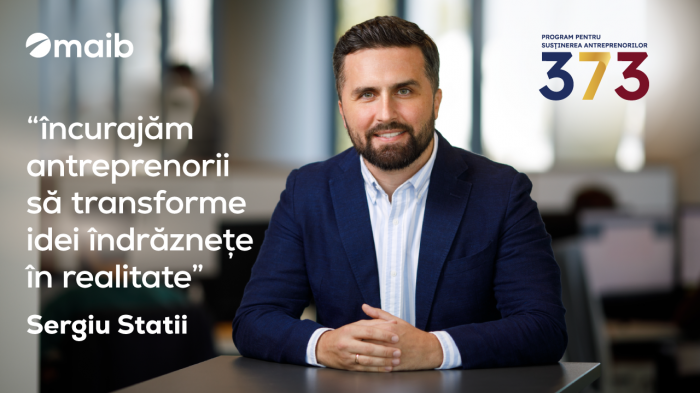 Maib – lider în Programul „373”.Banca își consolizează poziția de partener principal al antreprenorilor din Moldova, acordând peste 36% din totalul creditelor accesate în program