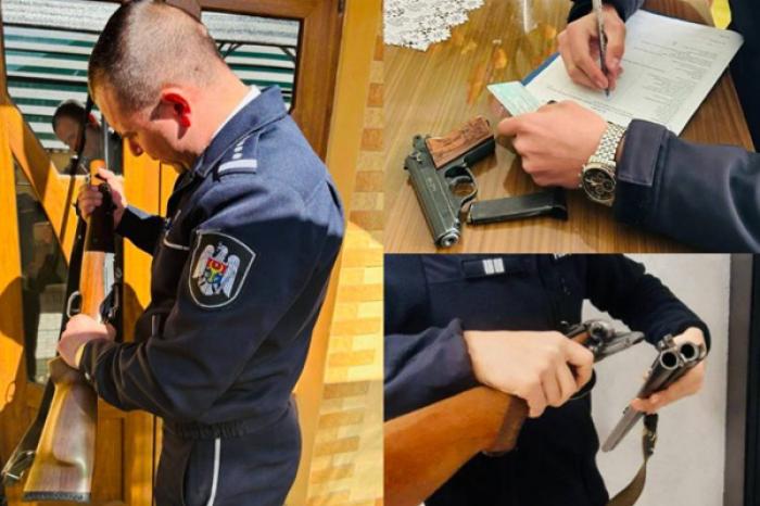 ​POLIȚIA A RAPORTAT VERIFICAREA ÎN TIMPUL OPERAȚIUNII ARSENAL PESTE 9.700 DE DEȚINĂTORI DE ARME