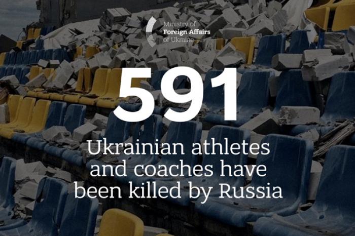 ​ПОСОЛЬСТВО УКРАИНЫ СЧИТАЕТ, ЧТО РОССИЙСКИМ СПОРТСМЕНАМ – НЕ МЕСТО НА СОРЕВНОВАНИЯХ