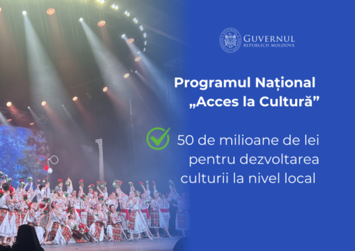 Programul național „Acces la cultură”, aprobat de Guvern