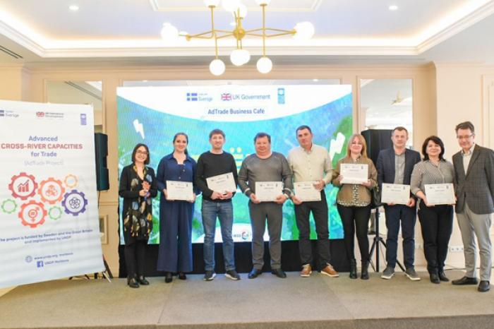 SUEDIA ȘI MAREA BRITANIE AU SPRIJINIT ȘAPTE ANTREPRENORI DE PE MALUL STÂNG AL RÂULUI NISTRU ÎN PROMOVAREA AFACERILOR EFICIENTE ENERGETIC