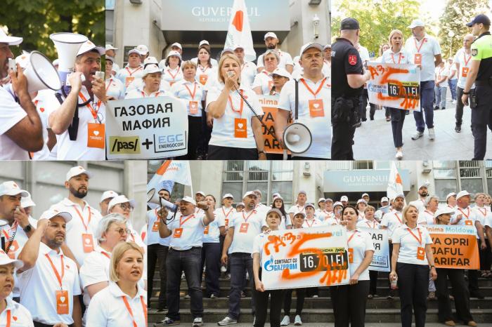 ​INIMA MOLDOVEI va reduce tariful: protest împotriva schemelor de gaz ale PAS