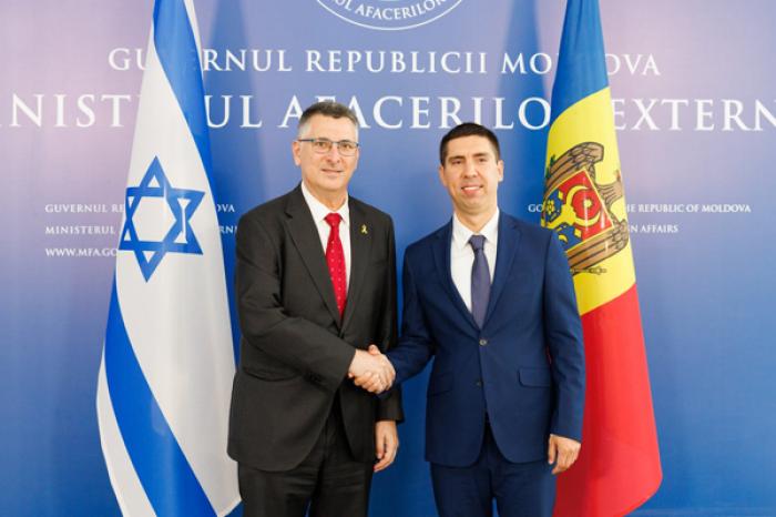MOLDOVA ȘI ISRAELUL SUNT INTERESATE DE EXTINDEREA COOPERĂRII COMERCIALE ȘI ECONOMICE
