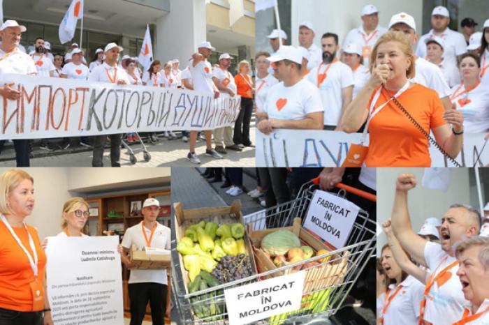 «Молдове - молдавское!»: Акция INIMA MOLDOVEI в защиту фермеров и национальных производителей