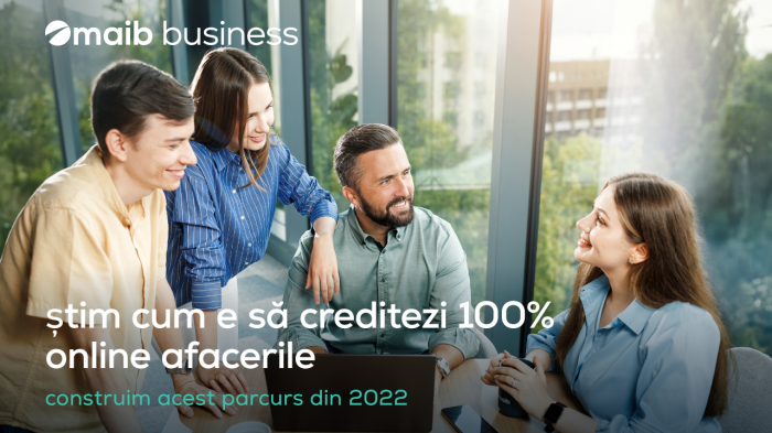 Știm cum e să creditezi 100% online afacerile. Din 2022, peste 3 000 clienți maib business au optat pentru solicitarea unui credit online