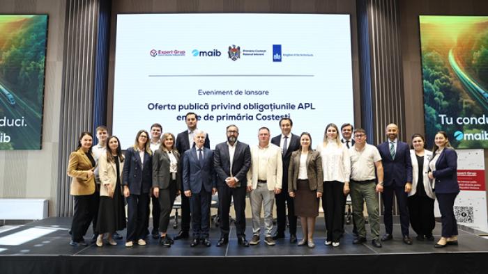 Maib стал посредником первого выпуска муниципальных облигаций Примэрии Костешть на сумму 4,5 миллиона леев
