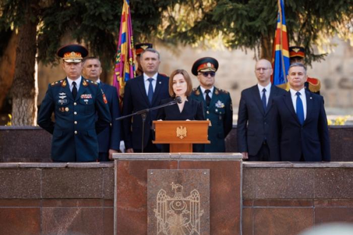 ​ПРЕЗИДЕНТ МАЙЯ САНДУ: АГРЕССОР ДОЛЖЕН ЗНАТЬ, ЧТО МОЛДОВА НЕ БЕССИЛЬНА ПЕРЕД ЛИЦОМ УГРОЗ
