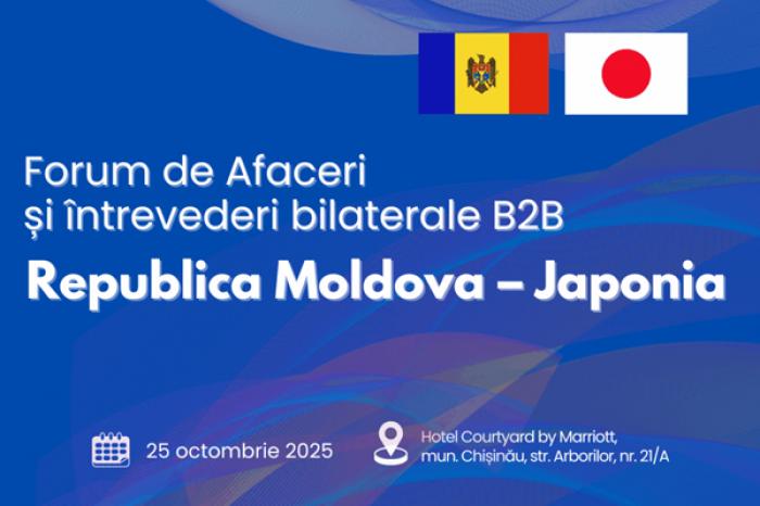 ​МОЛДО-ЯПОНСКИЙ БИЗНЕС-ФОРУМ ПРОЙДЕТ В СУББОТУ В КИШИНЕВЕ