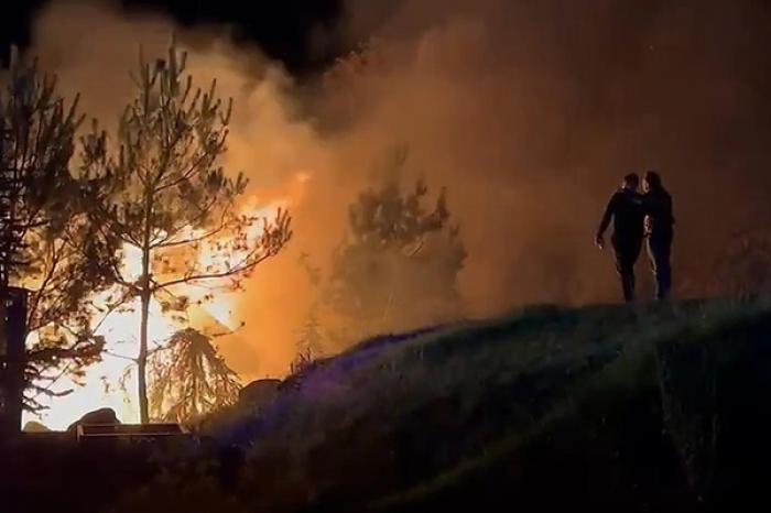 ​В ПРИГОРОДЕ КИШИНЕВА СГОРЕЛА ЧАСТЬ НОВОГО БАННОГО КОМПЛЕКСА