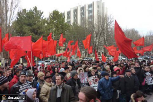 Оппозиция организовала протест