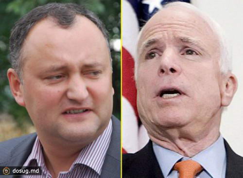 Додон: Маккейн не может отвыкнуть от идеологических рефлексов