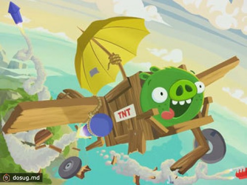 Американский физик вычислил диаметр зеленых свиней в Bad Piggies