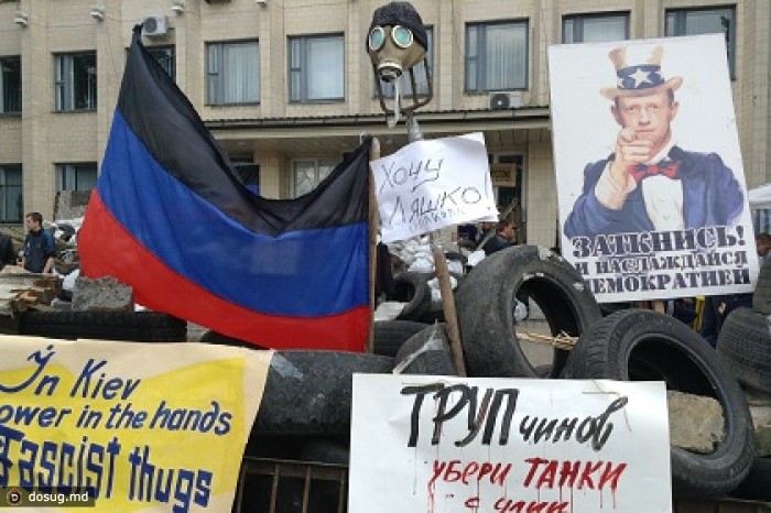 Баррикады в Краматорске подверглись нападению неизвестных