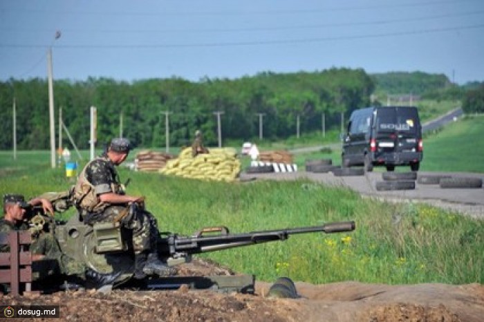 Близ Краматорска ополченцы подбили четыре украинских БТР