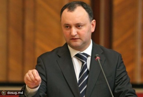 
 Додон пожаловался ЕС и США на власть
