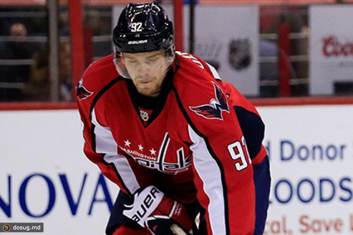 Евгений Кузнецов забросил первую шайбу в НХЛ