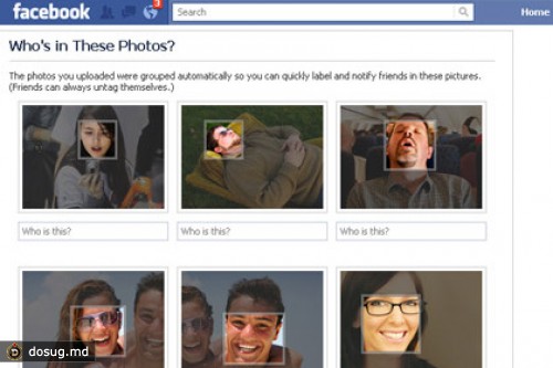 Facebook объединит фото пользователей в базу распознавания лиц