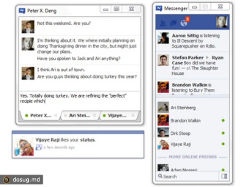 Facebook выпустил мессенджер для Windows
