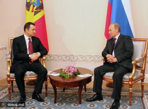
 Филат и Путин договорились продолжить диалог по газу
