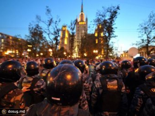 ГУВД Москвы сообщило о 20 задержанных на Кудринской площади