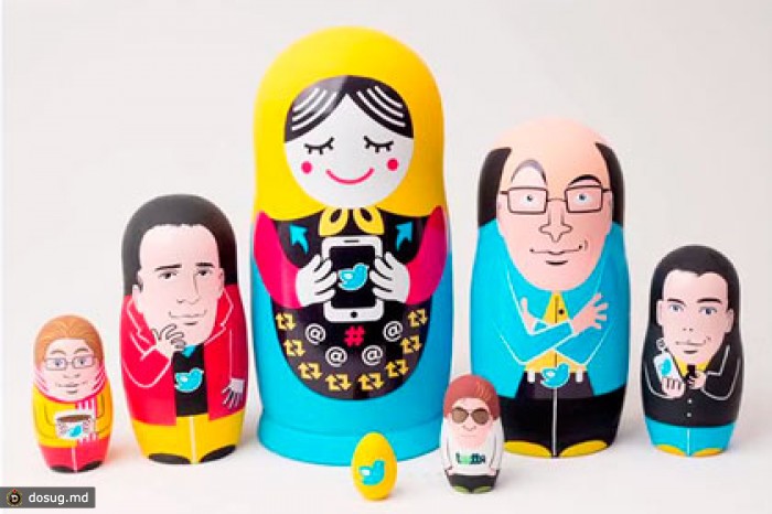 Из основателей Twitter сделают набор матрешек