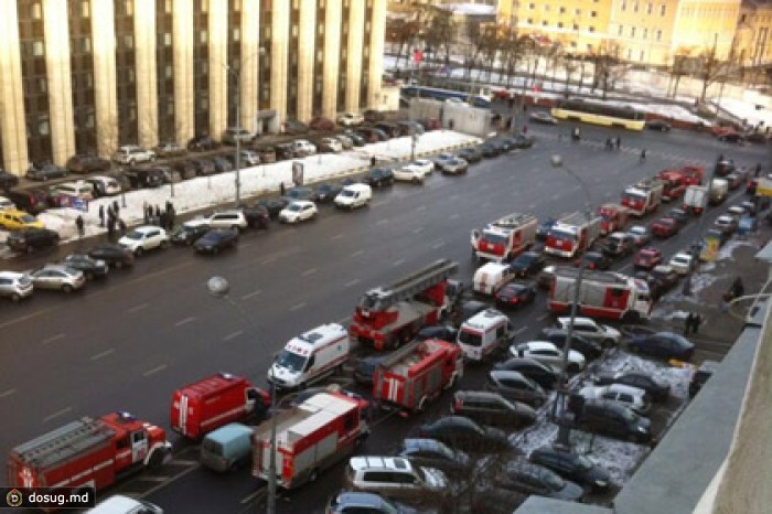 Из-за пожара в московской гостинице эвакуировали 550 человек