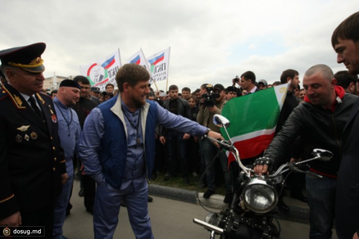 Кадырова приняли в байкеры