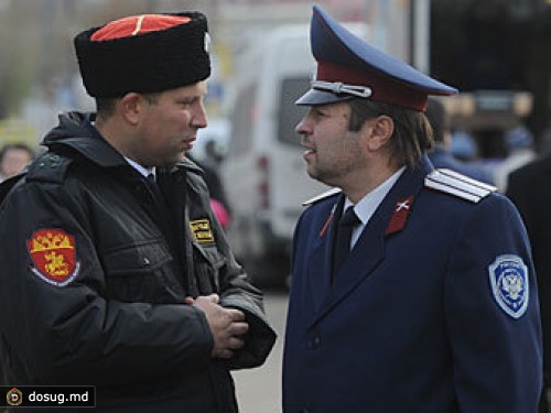 Казаки приступили к патрулированию центра Москвы