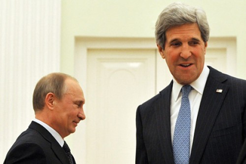 Керри напомнил Путину о военной коалиции СССР с США