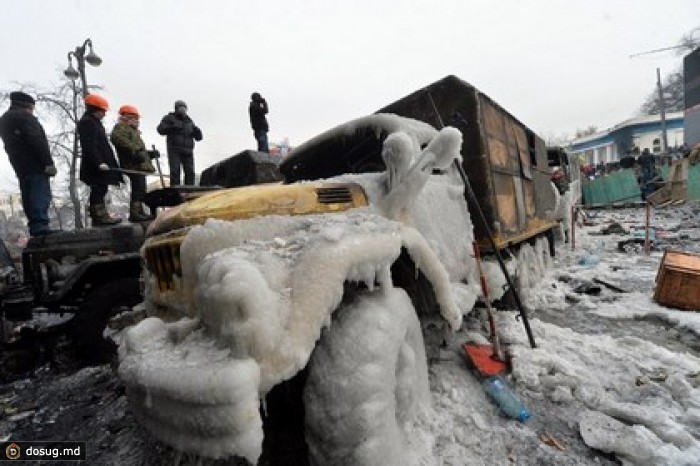 Киевская милиция применила против оппозиционеров водометы