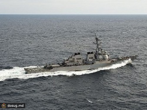 Корабль ВМС США столкнулся с японским нефтяным танкером