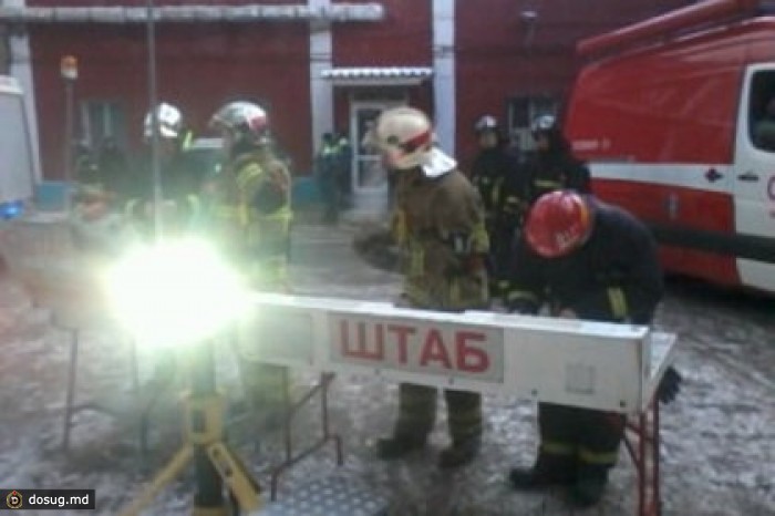 Крупный пожар в Москве локализован